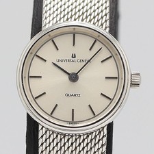 Universal Geneve 842584 Women's Quartz Watch Silver Dial Adjustable Fit picture