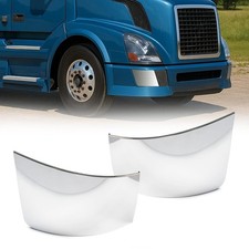 Side Bumper End Trim Cap Cover Chrome Trim Pair, Passenger Side picture