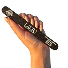 10 Pcs Laura Hollywood Cosmetics Professional Nail Files – 100/180 Grit picture
