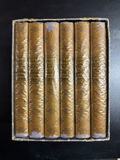 Vintage 1937 Great Leaders of the World De Luxe Edition 6 Volume Set HC picture