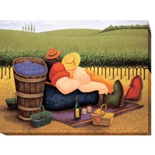 Summer Picnic by Lowell Herrero Gallery-Wrapped Canvas Giclee (18 in x 24 in) picture