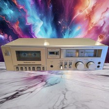 Technics RS-M205 Stereo Tape Cassette Deck Near Mint Vintage Japan *Serviced*🔥 picture