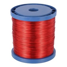 20 AWG Magnet Wire, 20 Gauge 80 oz Enameled Copper Wire, 155C(311F), Red,Blue picture