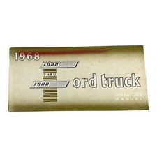 Vtg 1968 Ford Truck 100 Thru 350 Operator's Manual Book Maintenance picture