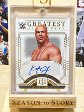 Panini 2024 WWE Greatest Signatures Kurt Angle Auto /99 #WG-KAG picture