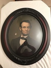 Abraham Lincoln Portrait Warranted Oil Colors Original print Untouched picture