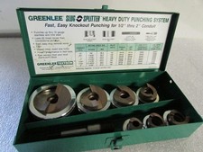 Greenlee 7307 Slug Splitter Heavy Duty Knockout Punch Set 1/2-2-in Conduit picture