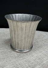 Just Andersen 2353 Denmark Støbt Tin Fluted Vase Danish Art Deco picture