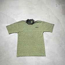 VTG 80S 90S ZERO GRAVITY SPECKLED GREEN T-SHIRT MOCK NECK RINGER SNOW SKATE XL picture