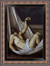 Hand-painted oil painting art young Male Nude on canvas 24