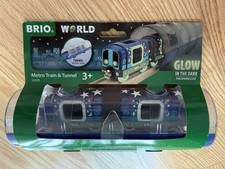 BRIO WORLD Metro Train & Tunnel Glow In The Dark 33970 NIB new sealed  picture