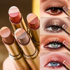 Three-Color Eyeshadow Stick Shimmer Waterproof Long-Lasting Pearlescent Metallic picture