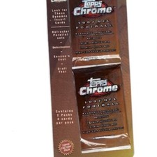 1997 Topps Chrome NFL Football TWO (2) Sealed Blister Pack Of 2 Packs (16 Cards) picture