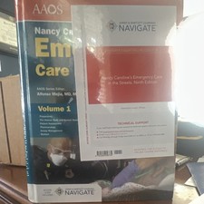 Jones & Bartlett Nancy Caroline's Emergency 9th Ed Hardcover essentials access picture
