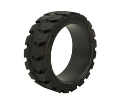 21X7X15 Tires Solid Forklift Press-On Tire | Black Traction picture