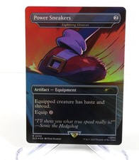 Power Sneakers Lightning Greaves FOIL 2099 Borderless Sonic Secret Lair MTG picture