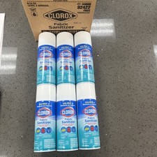 Lot 6 Clorox Fabric Sanitizer Spray Lavender Scent 14oz Each Soft Surfaces picture
