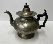 Vintage R. Gleason Pewter Tea Pot ca. 1840 picture