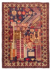 Traditional Vintage Hand-Knotted Area Rug 3'11