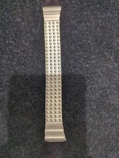 Vintage NOS Speidel Sport-Metal Waterguard Silver Tone Expansion Watch Band picture