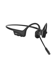 Shokz OpenComm 2 Bone Conduction Bluetooth Headset w/ Boom Mic Black Excellent picture