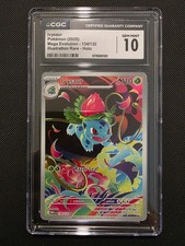 Ivysaur 134/132 IR - Pokémon Mega Evolution CGC 10 GEM MINT picture