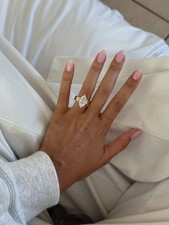 Luxurious 5.00 Ct Marquise Cut Lab Grown Diamond Engagemet Ring 14K Yellow Gold picture
