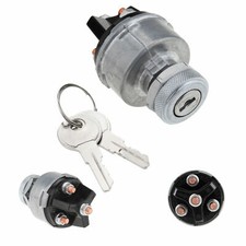 Universal Ignition Key Starter Switch With 2 Keys For Car Tractor Trailer picture