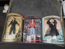 3 vintage MSI Hasbro Barbie Doll Elvis James Dean Marilyn Monroe 1990's nrfb picture