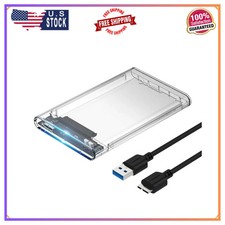 SABRENT 2.5in SATA to USB 3.0 Clear SSD/HDD Enclosure (EC-OCUB) picture