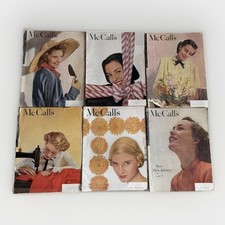 6 Vintage 1948 McCall's Magazines Fashion Home Lifestyle Ads Mid Century Modern picture