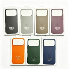 Magnetic Original Leather Phone Case For iPhone 17 Pro Max Air 17 Mag safe Cover picture