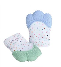 Green Baby Wrist Teething Glove Sensory Toy BPA-Free - Christmas Baby Gift picture