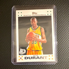Topps 2007-08 Topps Kevin Durant RC Rookie #2014 Seattle SuperSonics picture