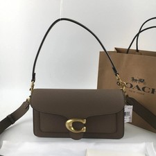 NWT COACH CH857 Tabby Shoulder Bag 26 Pebble Leather Embossed Gray New Outlet picture