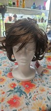 NWT Tressallure Charlotte Honey Bean Brown Synthetic Wig Textured Bob picture