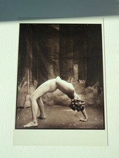 Michael G Vintage Signed Fine Art Print - Nude Acrobat Woman picture