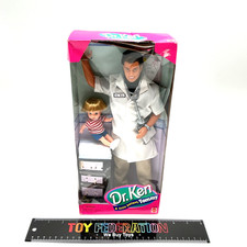 Mattel 1997 KEN Dr. Ken & Little Patient Tommy Doll Set #18898 picture
