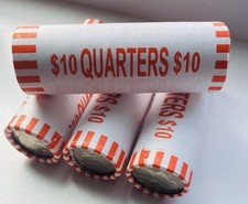 ONE {1} Roll OBW Unsearched Bank Sealed Quarters ($10 FV) ~ Possible West Point picture