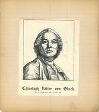 Portrait of Christoph Willibald, Ritter von Gluck picture