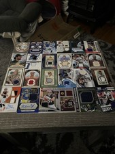 Multi Sport Card Lot 100 Cards All Memorabilia picture