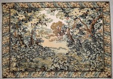 Verdure Tapestry Wall Hanging 3.1 FT Green Forest Landscape Egyptian Gobelin picture