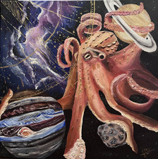 Oil Painting on canvas Space Fantasy 24