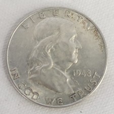 1948 D Franklin Half Dollar in BU Condition picture
