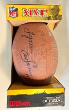 Lynn Swann Signed Wilson NFL MVP Full Size Football HOF 01 With Box picture
