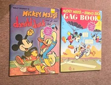 Whitman Disney Mickey Mouse & Donald Duck 2 Gag Books (1937) picture