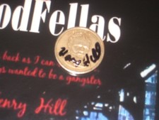 GOODFELLA HENRY HILL AUTOGRAGHED ULYSSES GRANT $ 1.00 COIN VERY KOOL UNIQUE picture