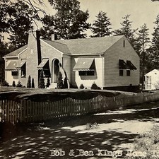 Vintage RPPC Real Photograph Black History Bob & Bea King Home Idlewild MI picture