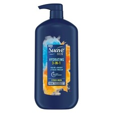 Suave Men 3 in 1 Mens Body Wash, Hair, Face and Body Wash, Hydrating, Citrus & M picture