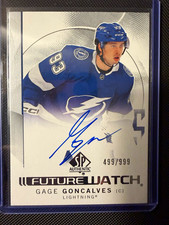 Upper Deck 2024-25 SP Authentic Gage Goncalves Future Watch Auto #116 /999 picture